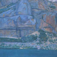 La peña del búho en el Ebro. (Valle de Tobalina)