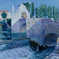 La presa del puente. (La Puebla de Arganzón)
